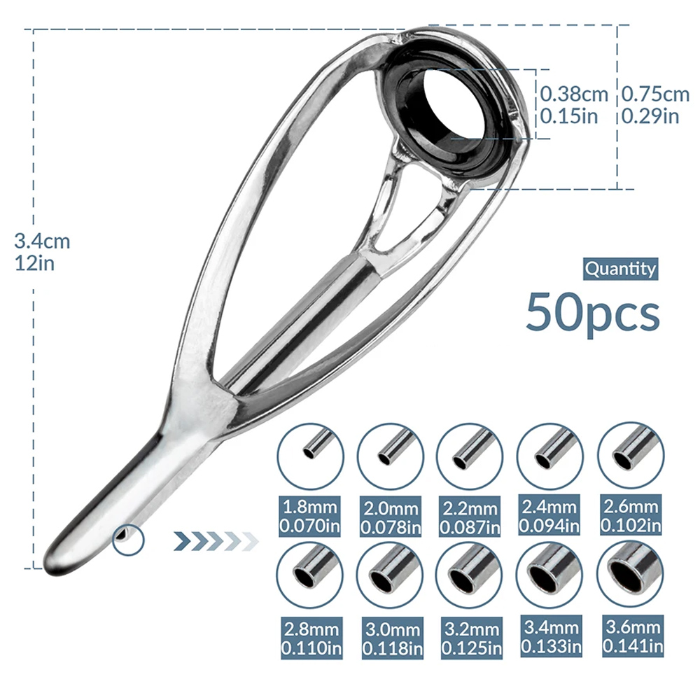 Fishing Rod Building Kit - THKFISH 50 Cái/lốc Câu Hướng Dẫn