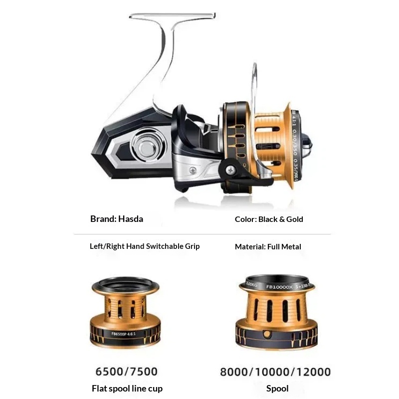 Hasida Spinning Fishing Reel F - đánh giá và giá Fishing Rod Surf