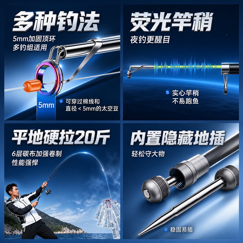 Yuzhiyuan AK Sea Rod II Super  - đánh giá và giá Fishing Rod Surf