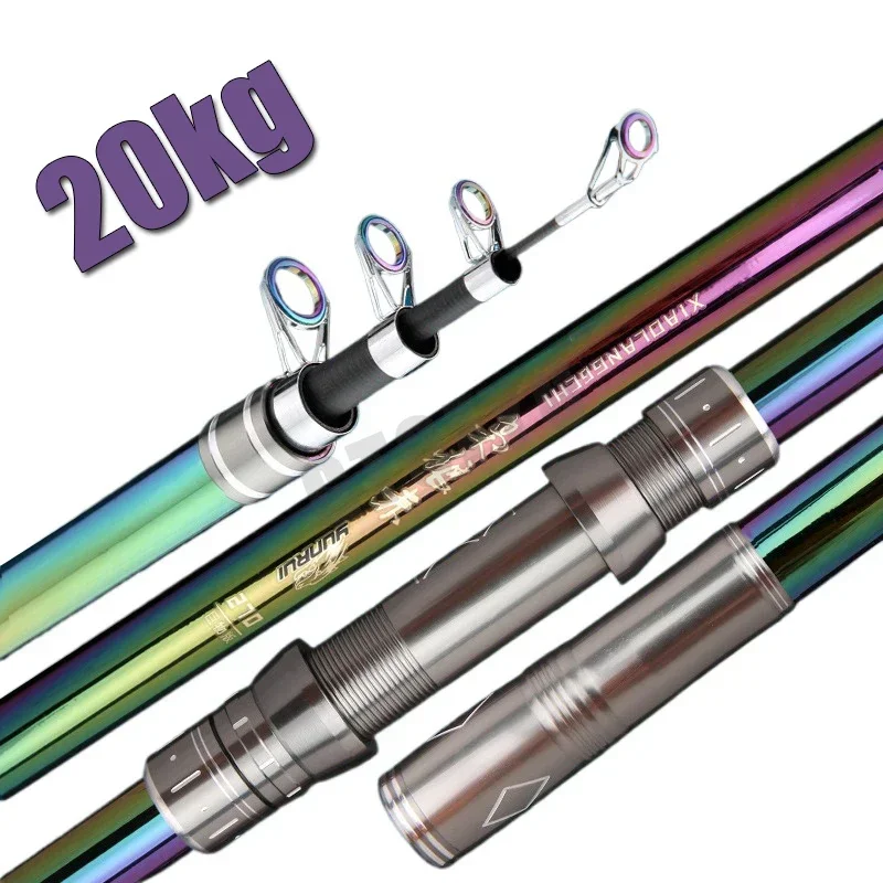 2.1m-4.5m Telescopic Spinning  - đánh giá và giá Fishing Rod Surf