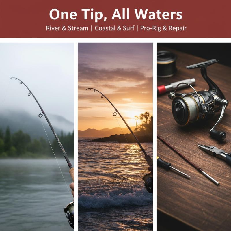 Fishing Rod Tip Line Rotatable - đánh giá và giá Fishing Rod Travel