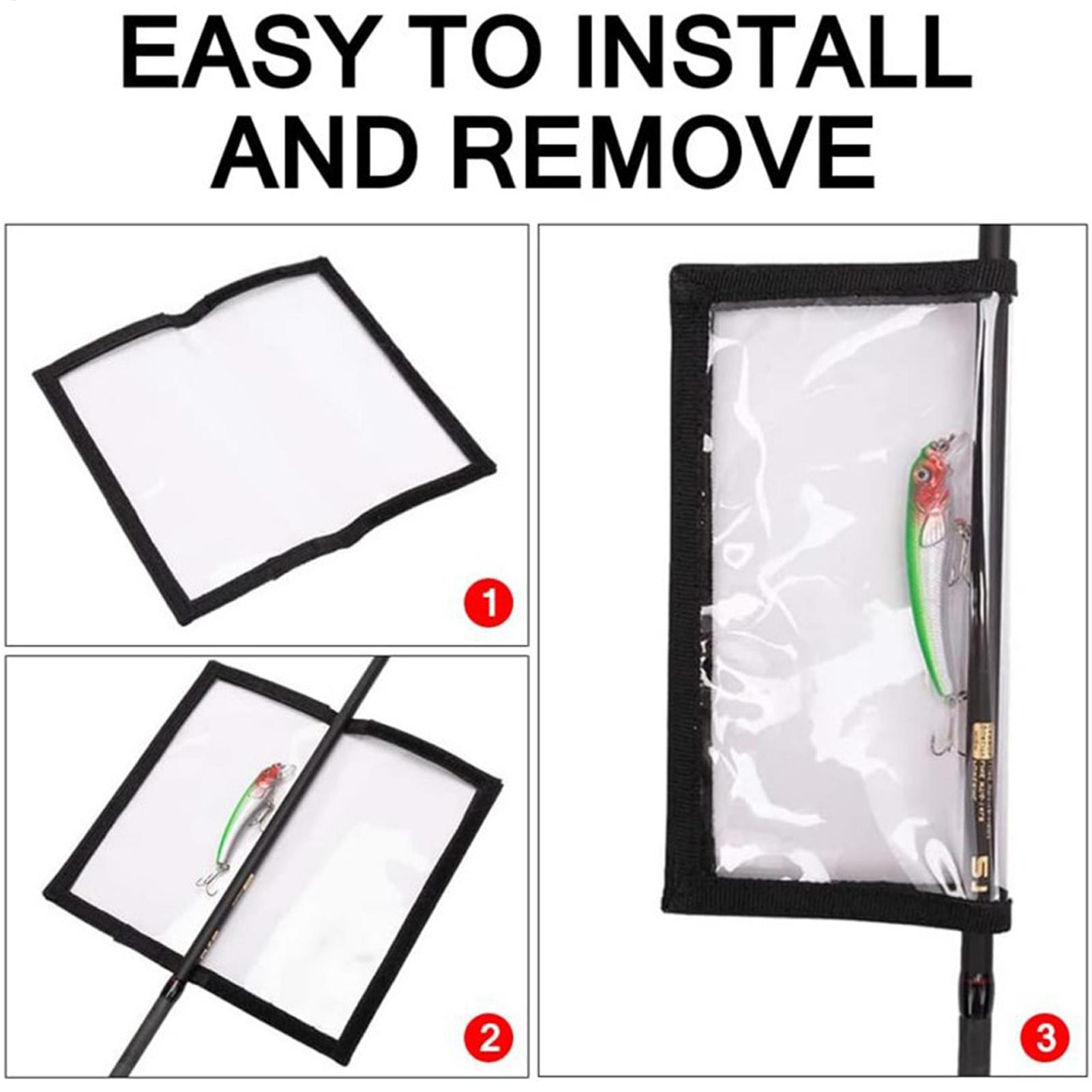 Transparent PVC Lure Bag Fishi - đánh giá và giá Fishing Rod Case