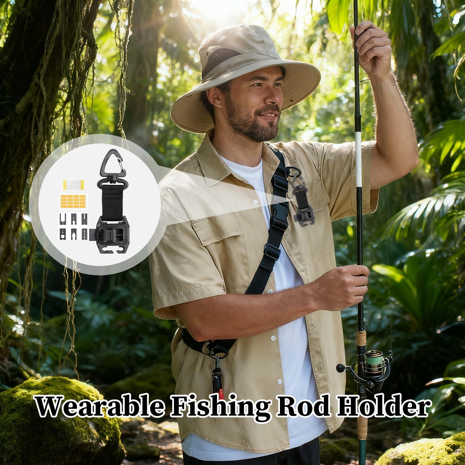 Wearable Fishing Rod Clips Hol - đánh giá và giá Fishing Rod Travel