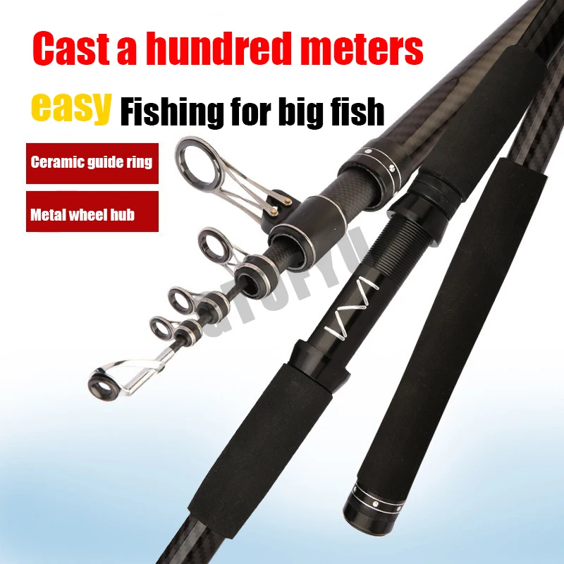 3.6M-4.5M Telescopic Fishing R - đánh giá và giá Fishing Rod Surf