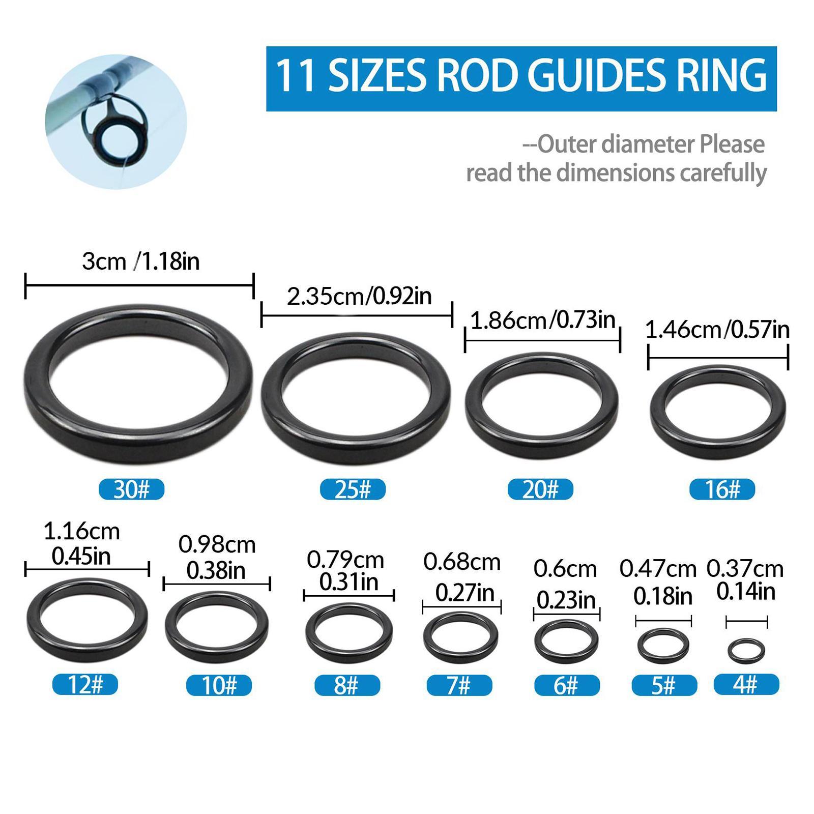 DIY Ceramic Fishing Rod Guides - đánh giá và giá Fishing Rod Guide Replacement