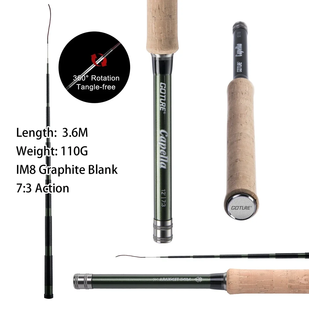Goture 12FT Classical Tenkara  - đánh giá và giá Fishing Rod Building Kit